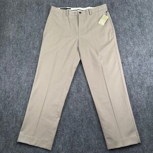 ORVIS Pants Mens 35x29 (36W) Khaki Wrinkle Free Pure Cotton Trim Fit‎ Trousers